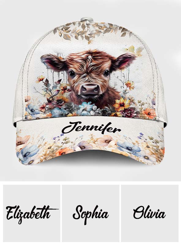 Cute Highland Cow - Personalized Classic Cap