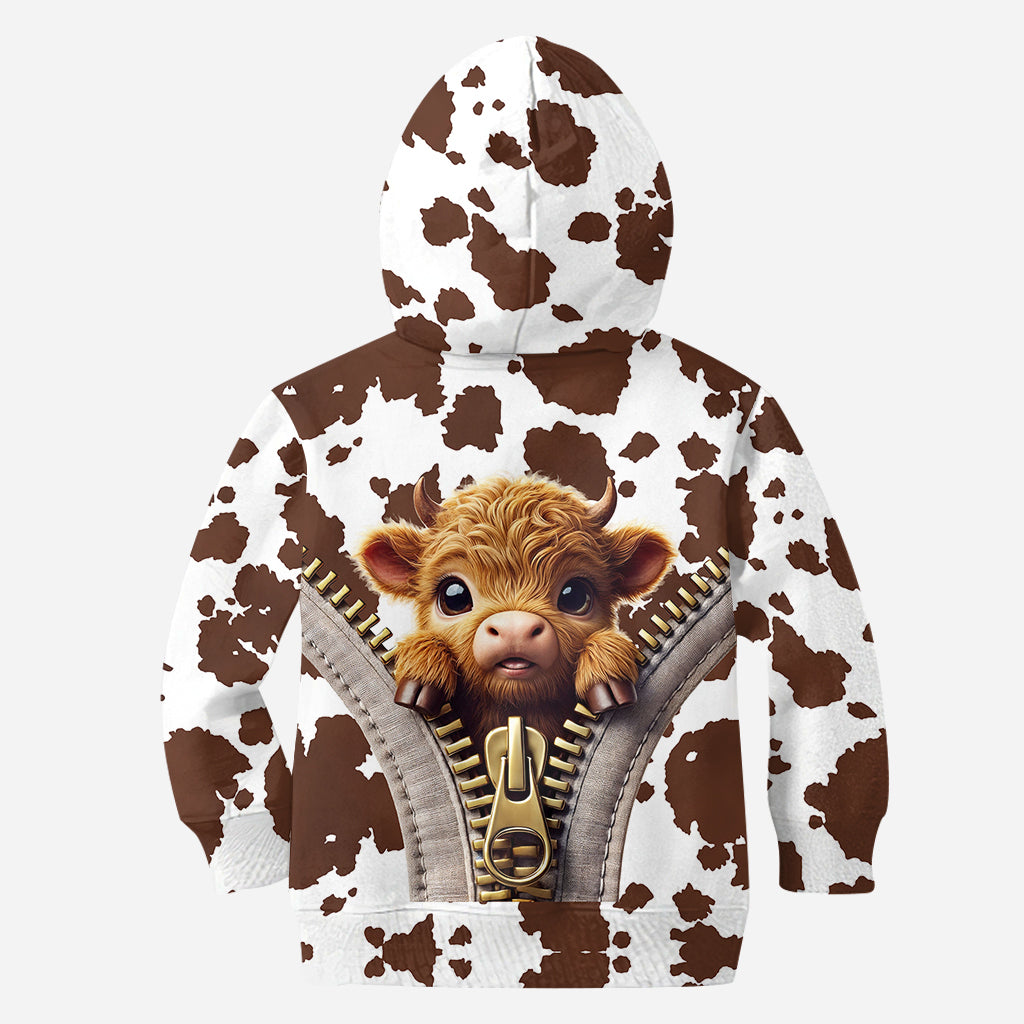 T-shirt personnalisé « Love Highland Cow »