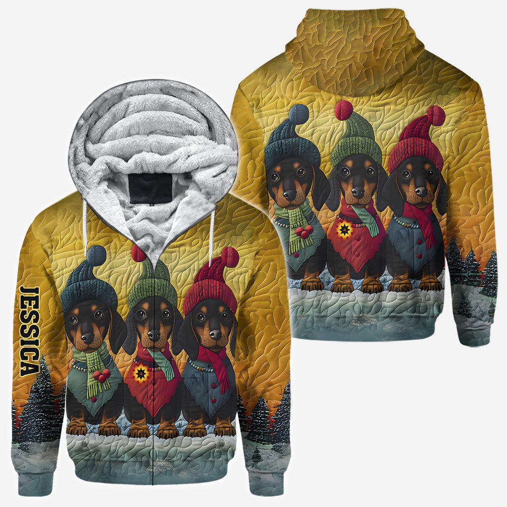 T-shirt personnalisé « J’adore les teckels »