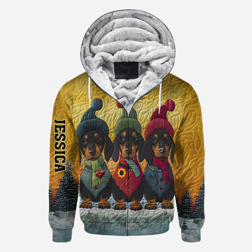 T-shirt personnalisé « J’adore les teckels »