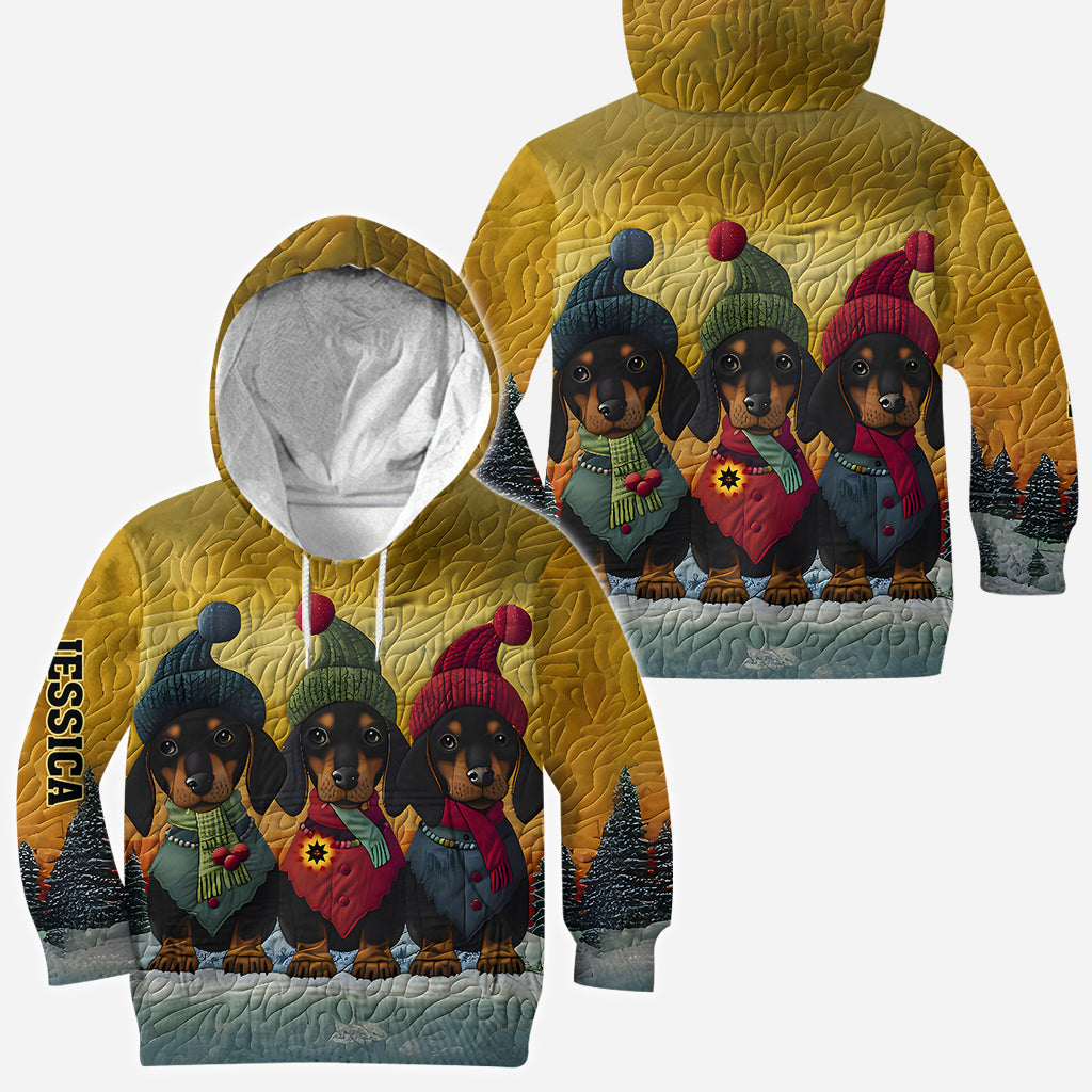 T-shirt personnalisé « J’adore les teckels »