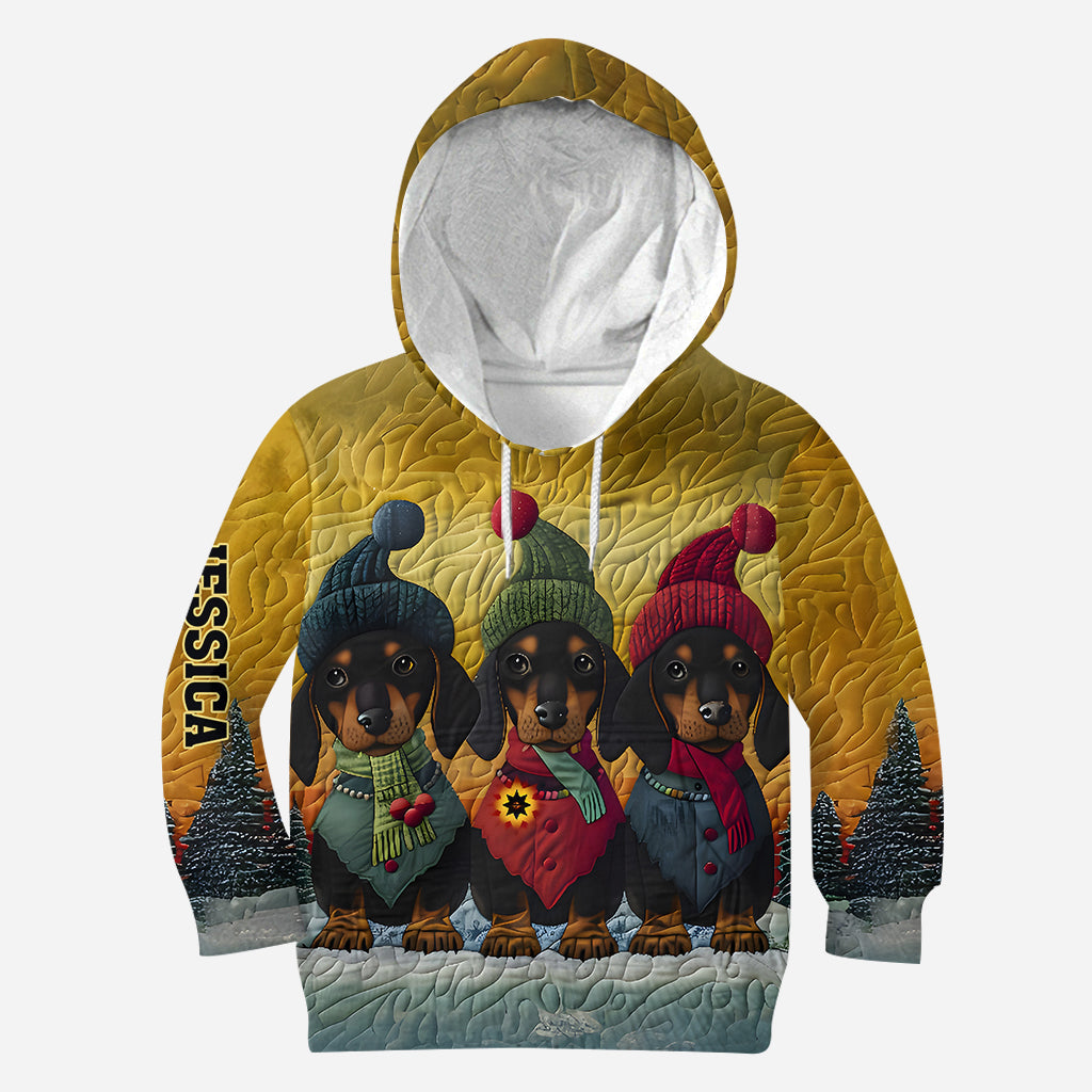 T-shirt personnalisé « J’adore les teckels »