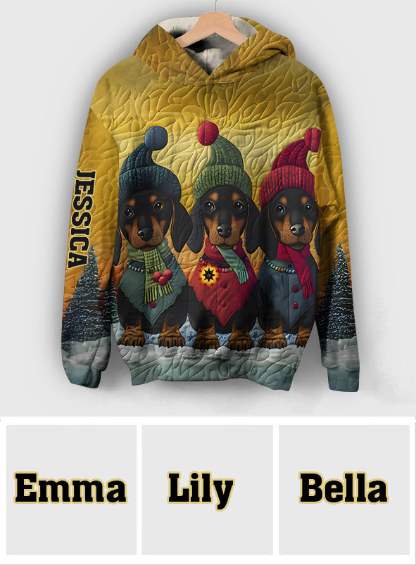 T-shirt personnalisé « J’adore les teckels »