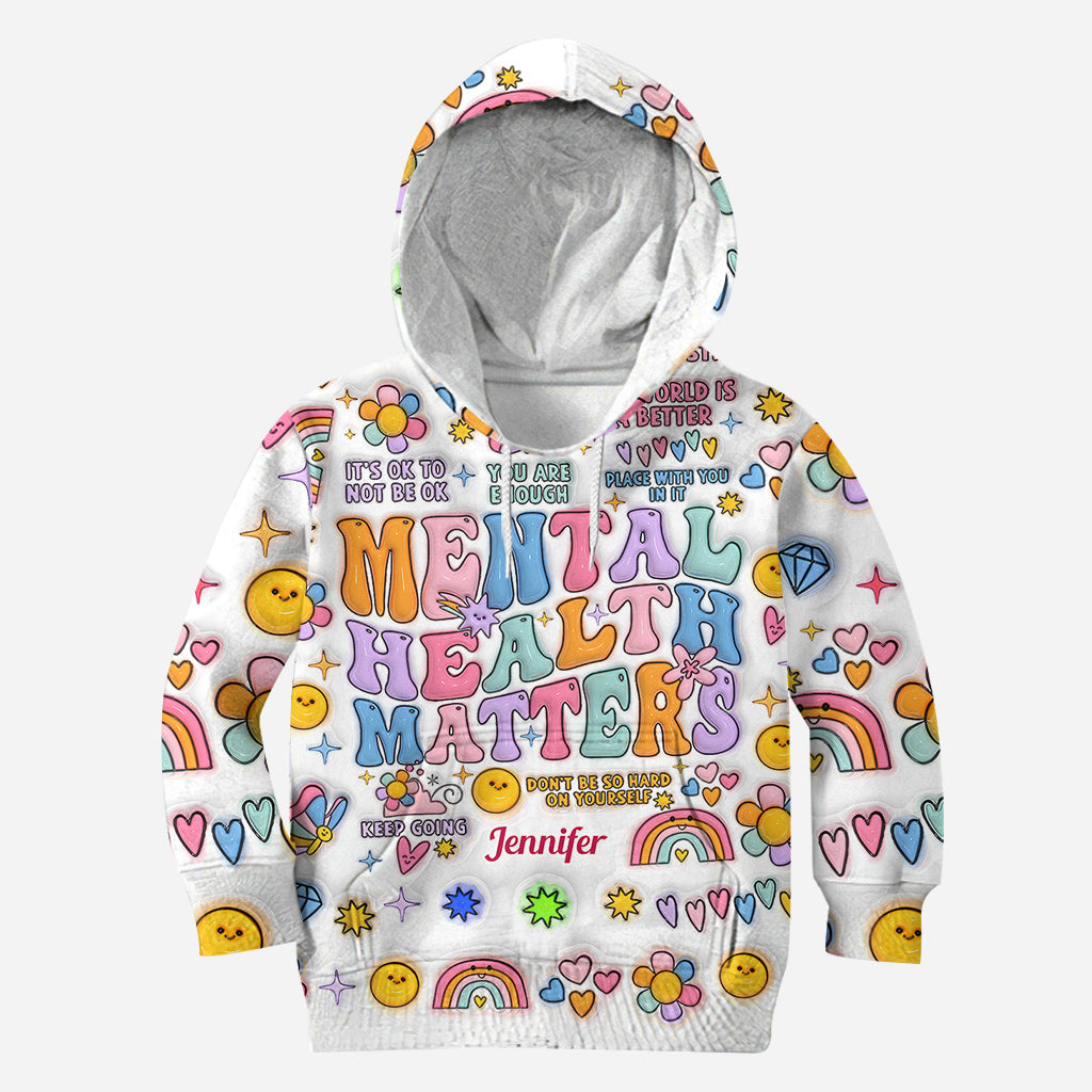 Mental Health Matter - Personalized Mental Health Awareness All Over Shirt