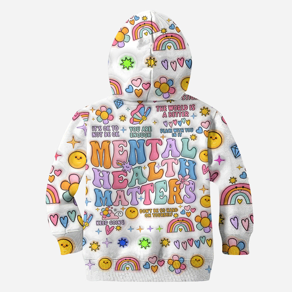 Mental Health Matter - Personalized Mental Health Awareness All Over Shirt