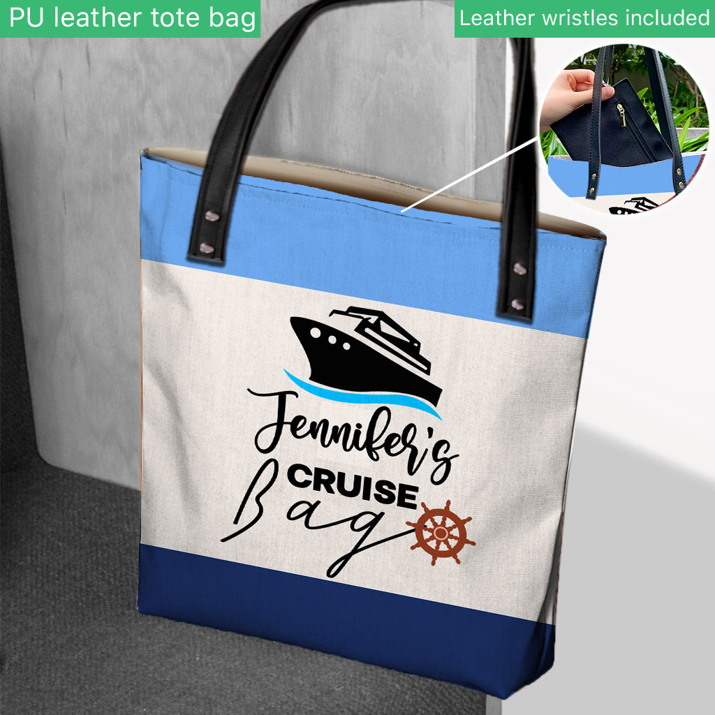 Tri-color Cruising - Personalized Cruising Tote Bag
