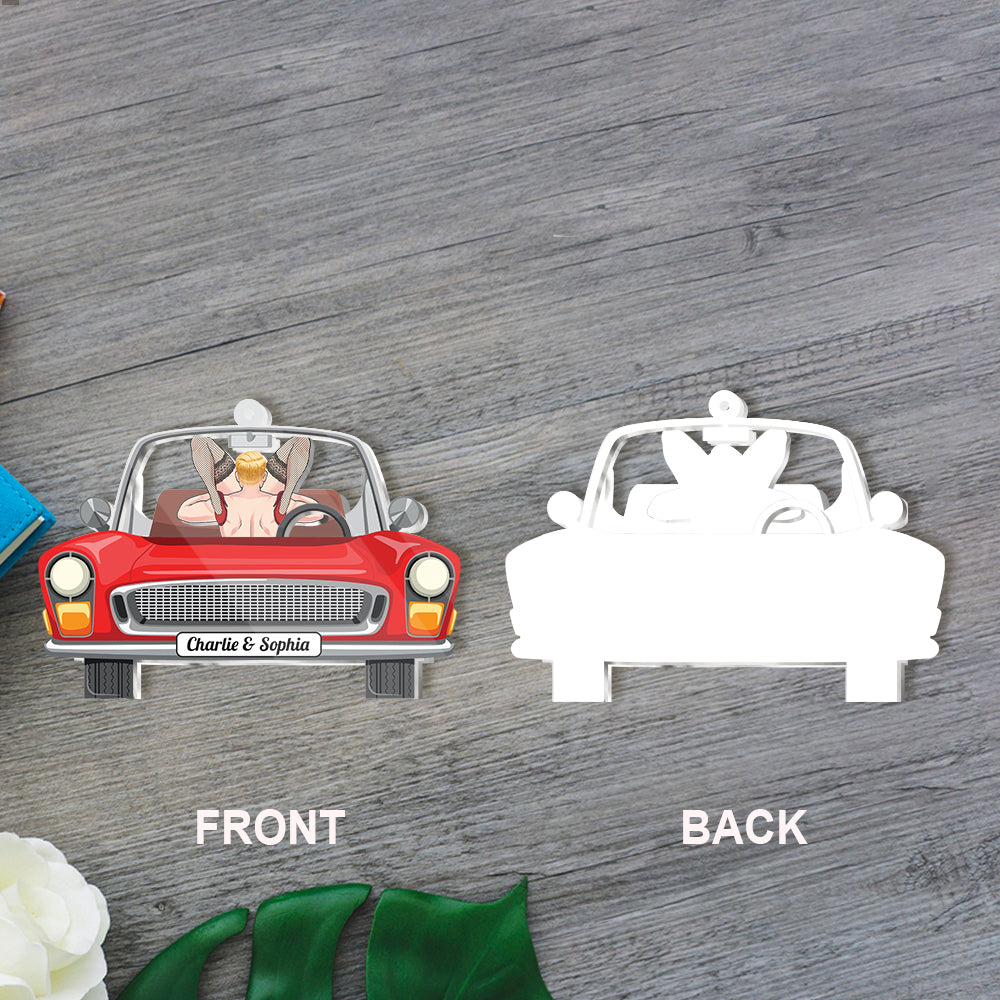 Love Journey Of Us - Personalized Couple Shaker Keychain