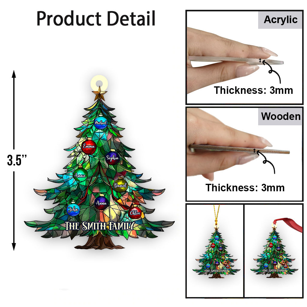 Familienweihnachten – Personalisierter Familienschmuck