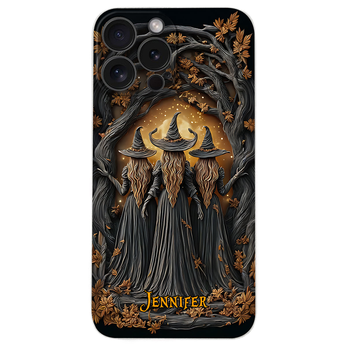 Best Witches - Personalized Witch Leather Phone Case