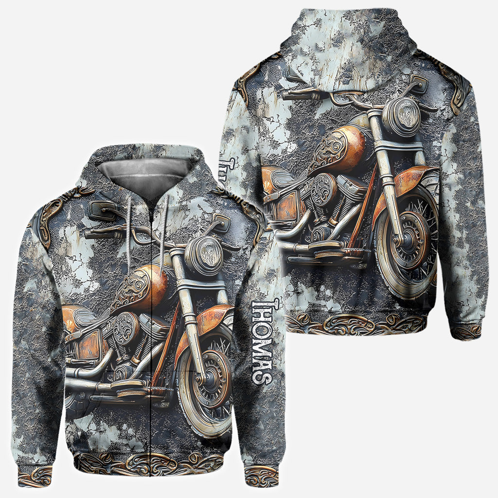 Time To Ride - Personalized Biker All Over Shirt