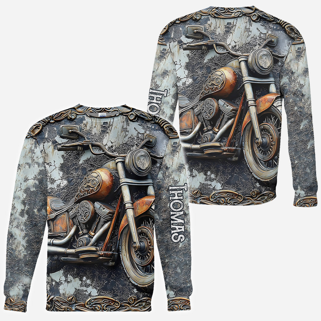 Time To Ride - Personalized Biker All Over Shirt