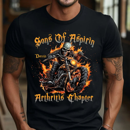 Sons Of Aspirin - Personalized Biker T-shirt And Hoodie