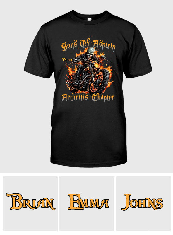Sons Of Aspirin - Personalized Biker T-shirt And Hoodie
