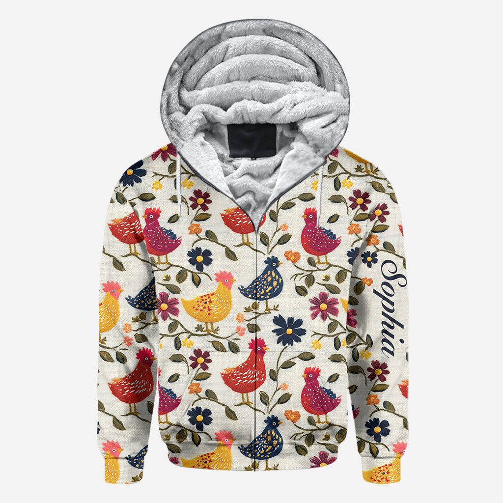 Amoureux des poulets - T-shirt personnalisé à motifs de poulets