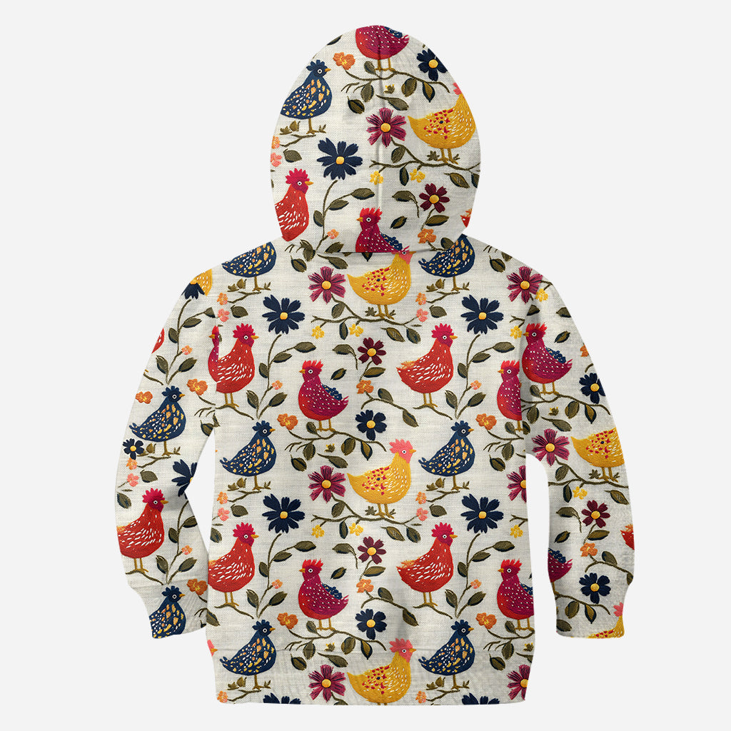 Amoureux des poulets - T-shirt personnalisé à motifs de poulets