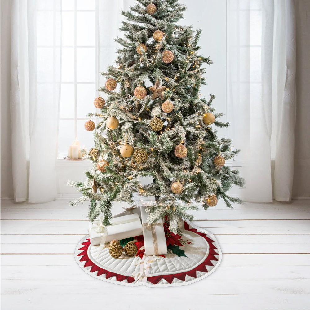 Merry Christmas - Personalized Family Tree Skirt