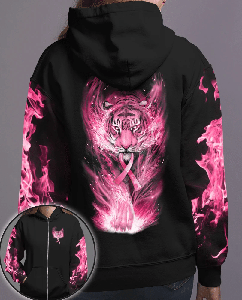 Breast Cancer Awareness Tiger - Breast Cancer Awareness All Over T-shirt and Hoodie 0822