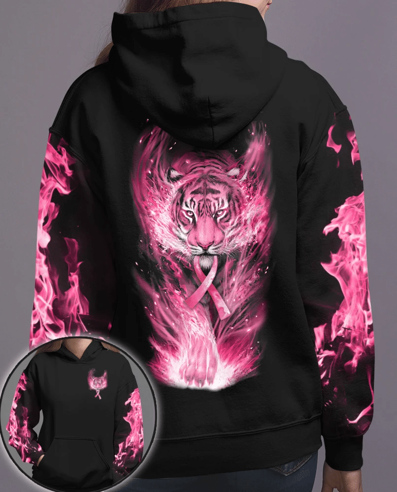 Breast Cancer Awareness Tiger - Breast Cancer Awareness All Over T-shirt and Hoodie 0822