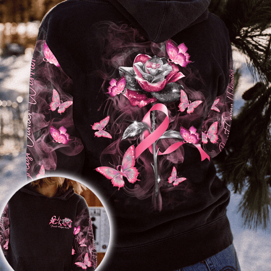Foi, Espoir, Amour, Roses - T-shirt et sweat à capuche « Sensibilisation au cancer du sein » 0822