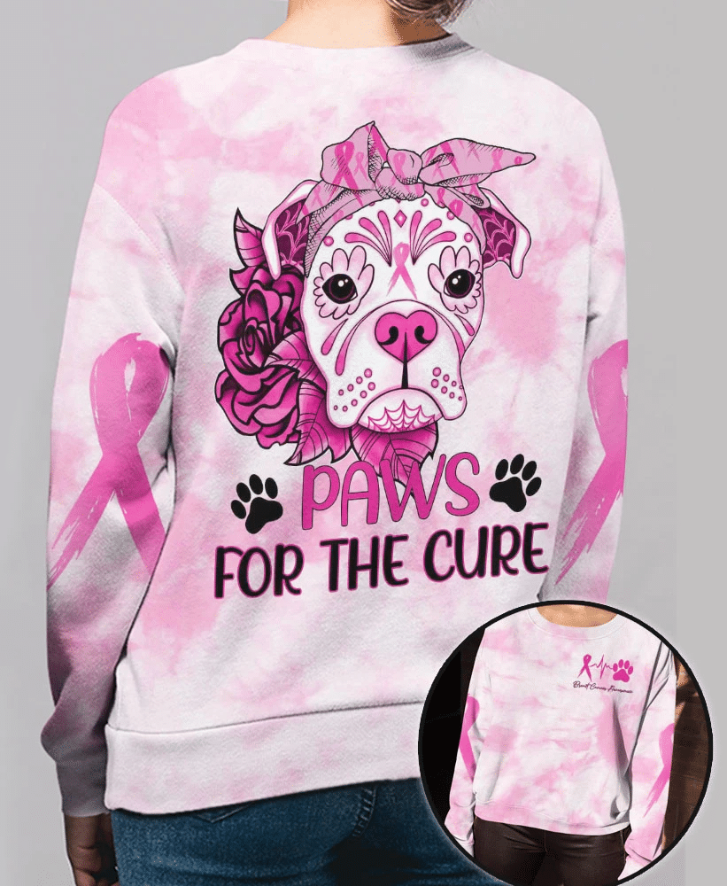 Paws For The Cure – T-Shirt und Hoodie zur Sensibilisierung für Brustkrebs 0822