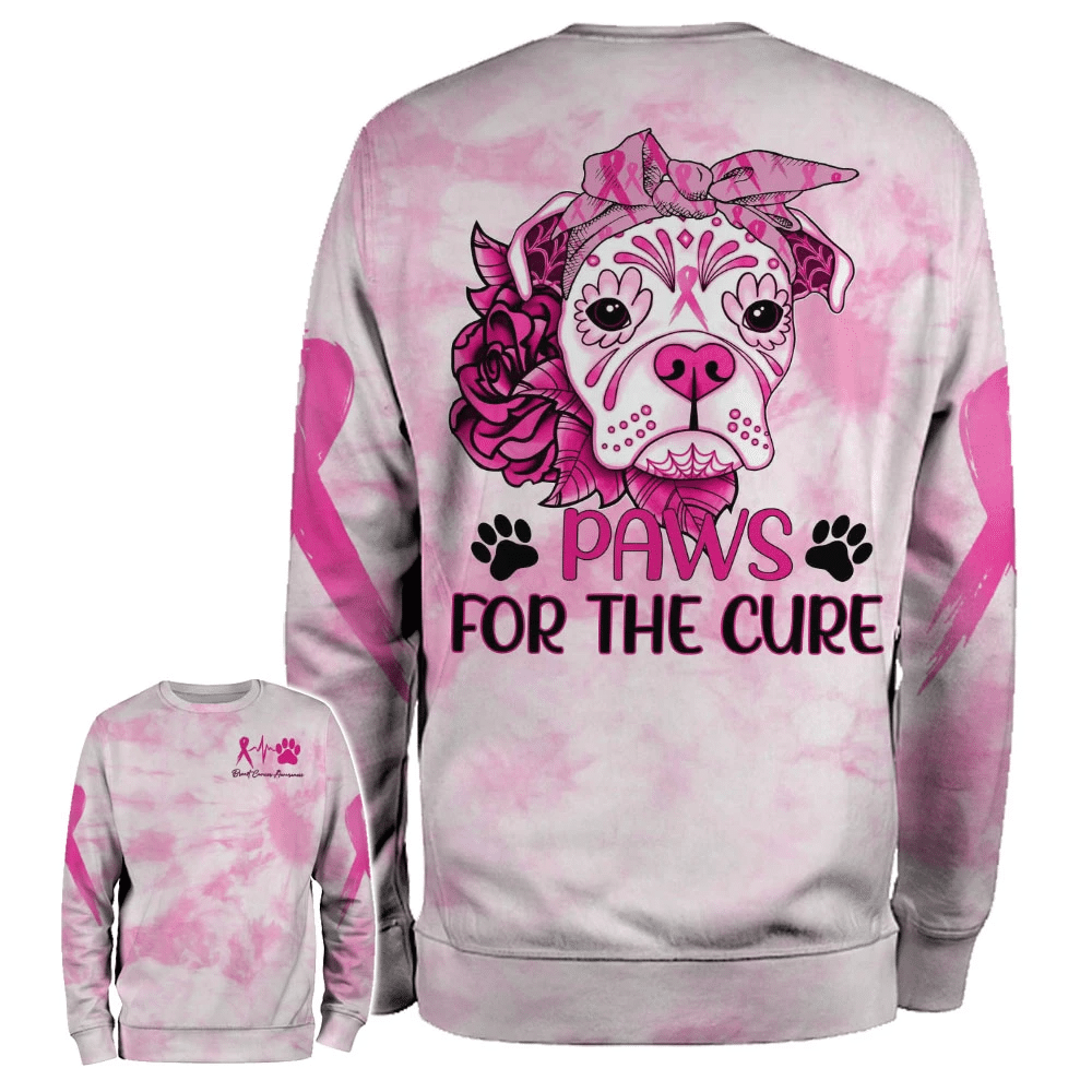 Paws For The Cure – T-Shirt und Hoodie zur Sensibilisierung für Brustkrebs 0822