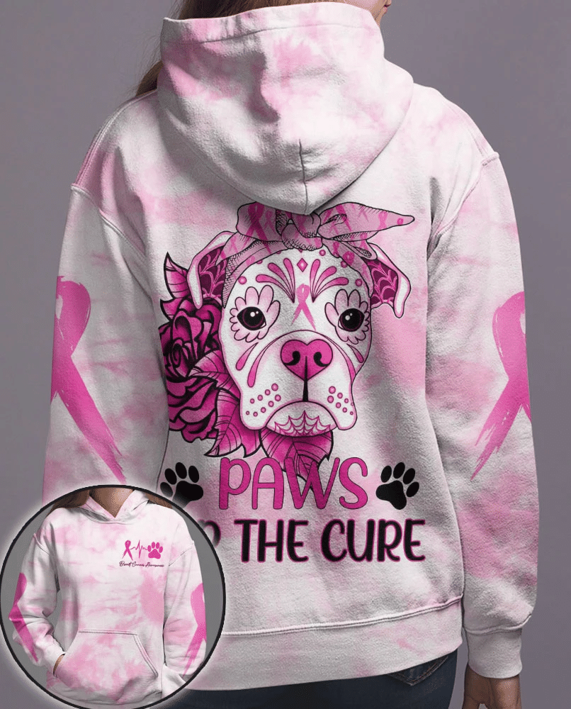 Paws For The Cure – T-Shirt und Hoodie zur Sensibilisierung für Brustkrebs 0822