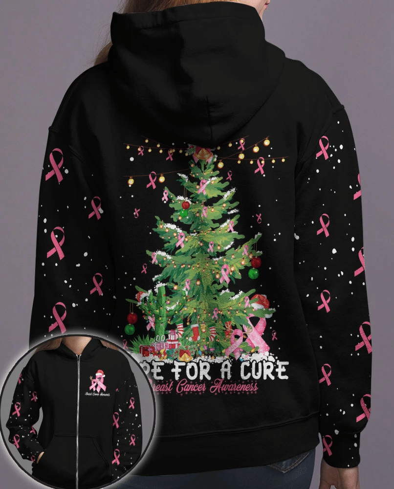 Hoffnung auf Heilung von Brustkrebs – T-Shirt und Hoodie zur Sensibilisierung für Brustkrebs 0822