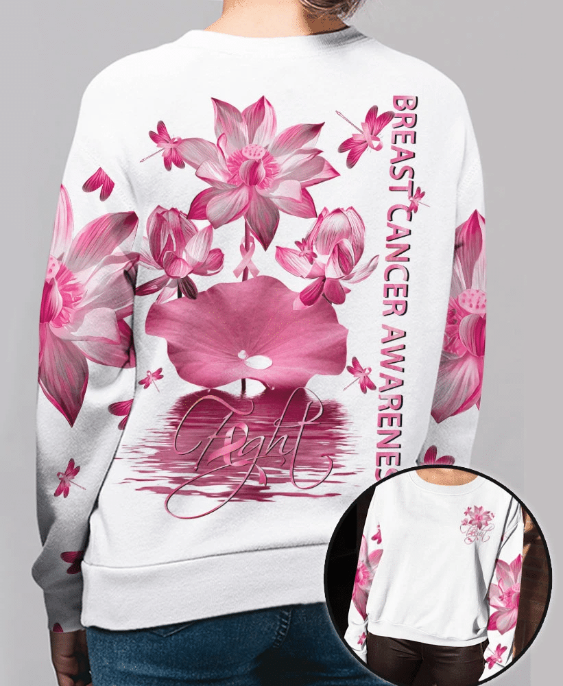 Pink Lotus Faith – T-Shirt und Hoodie zur Sensibilisierung für Brustkrebs (0822)
