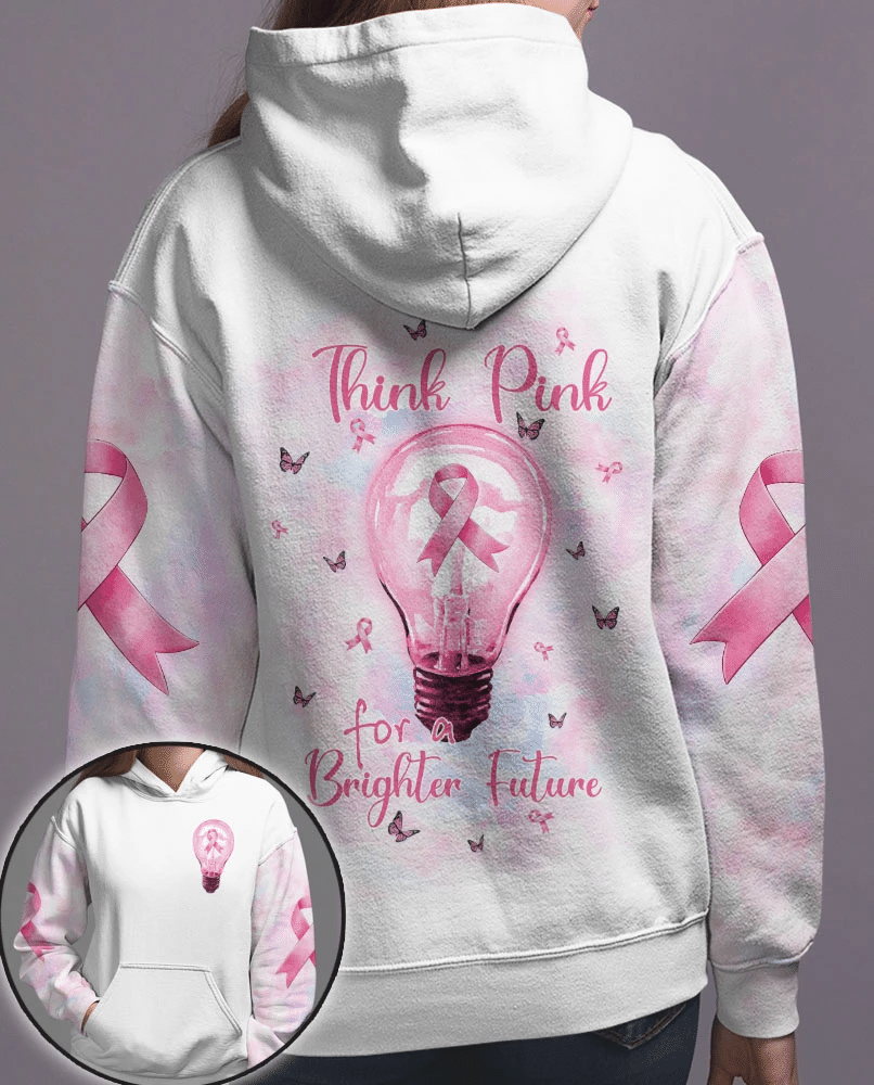 Brustkrebs – Denk an Pink für eine bessere Zukunft – T-Shirt und Hoodie zur Sensibilisierung für Brustkrebs 0822