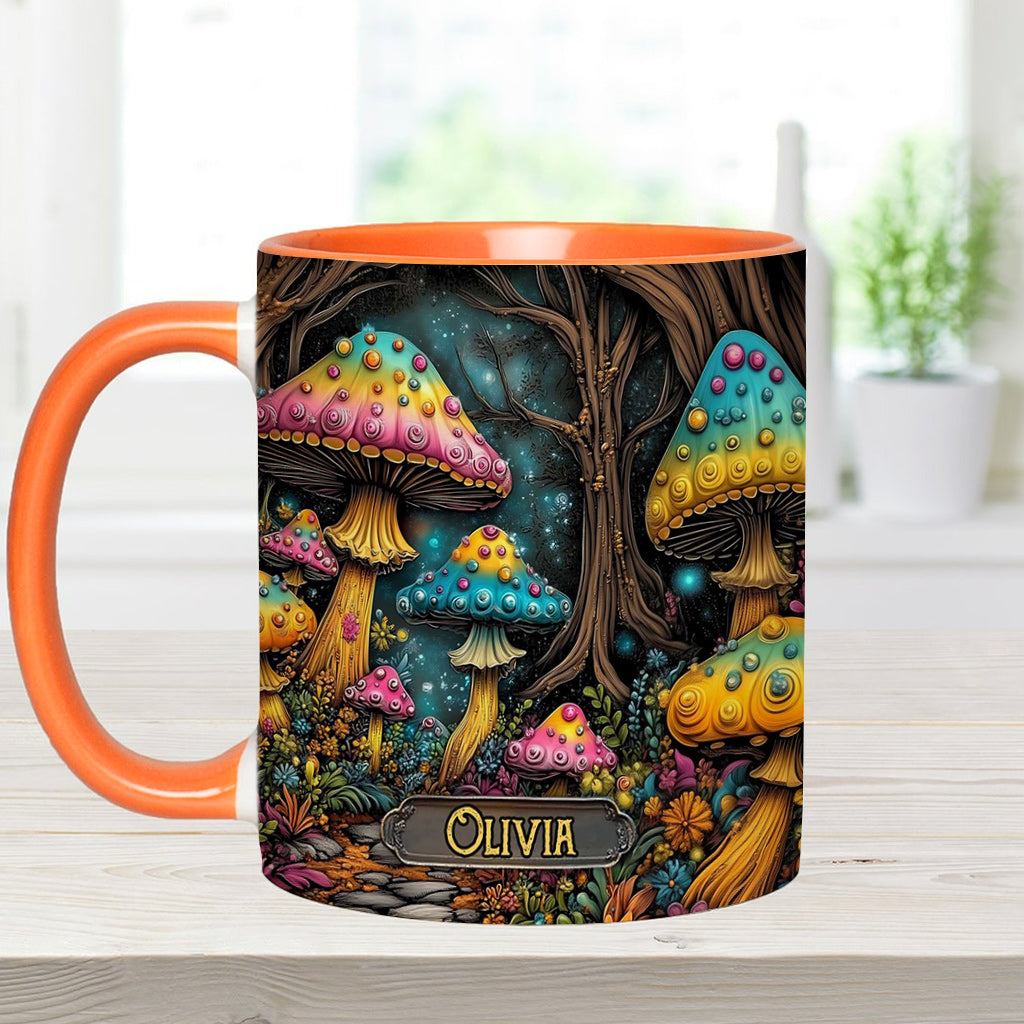 Magic Mushroom - Personalized Mushroom Accent Mug