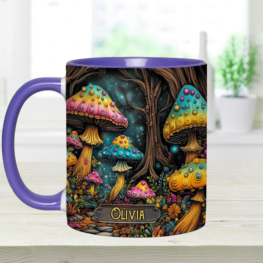 Magic Mushroom - Personalized Mushroom Accent Mug