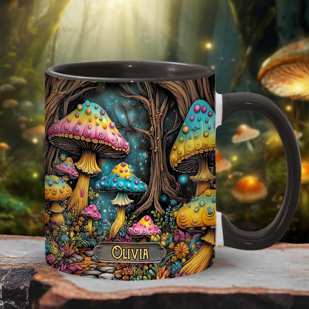 Magic Mushroom - Personalized Mushroom Accent Mug