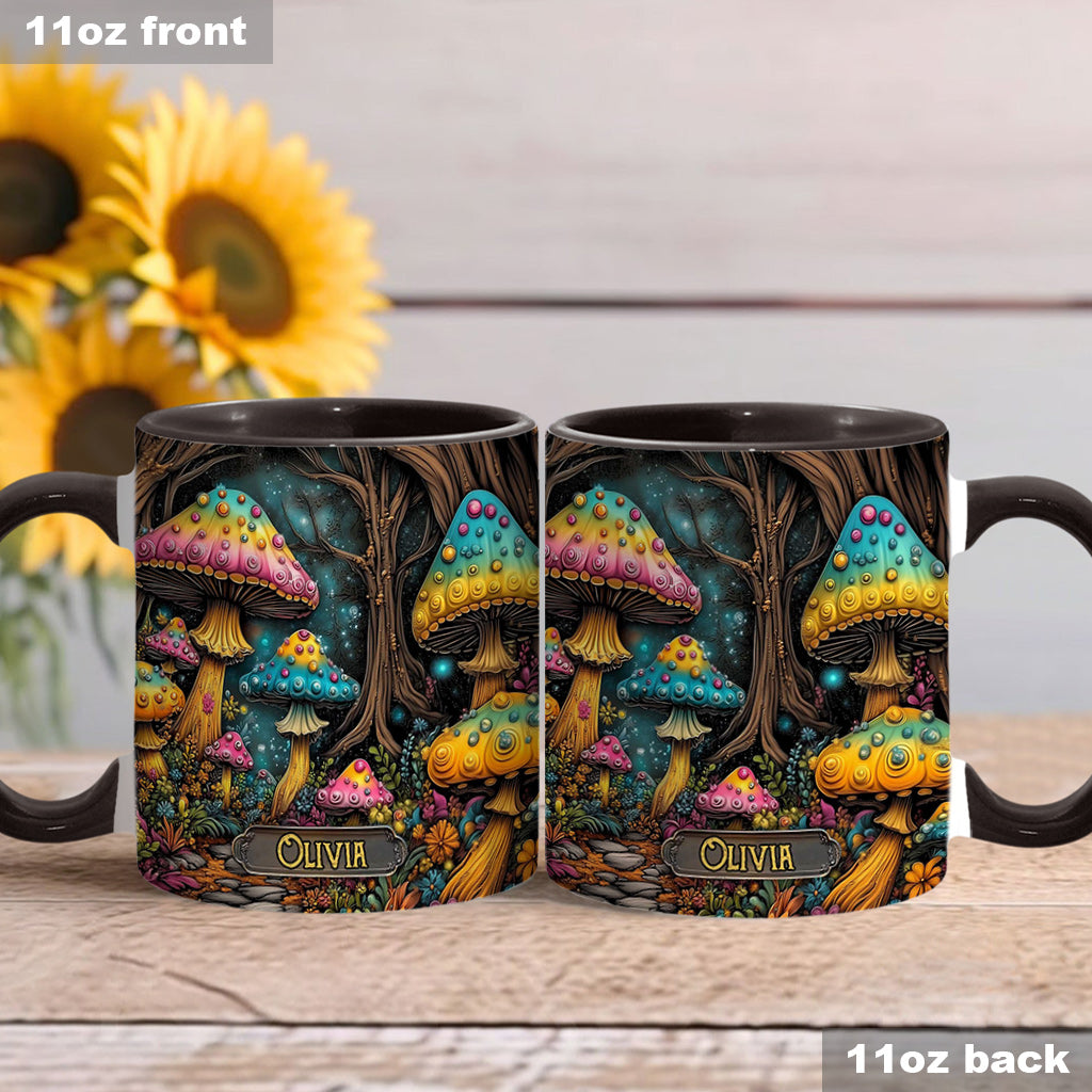 Magic Mushroom - Personalized Mushroom Accent Mug