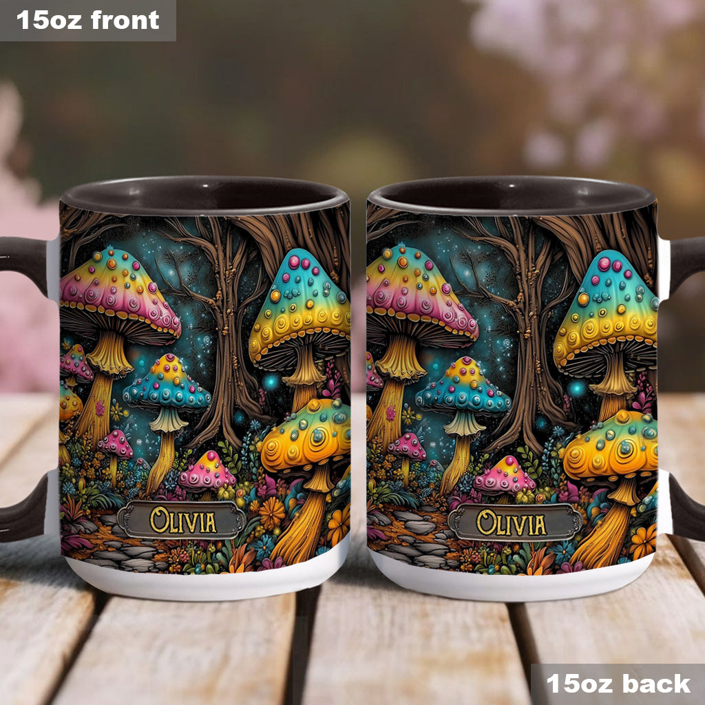 Magic Mushroom - Personalized Mushroom Accent Mug