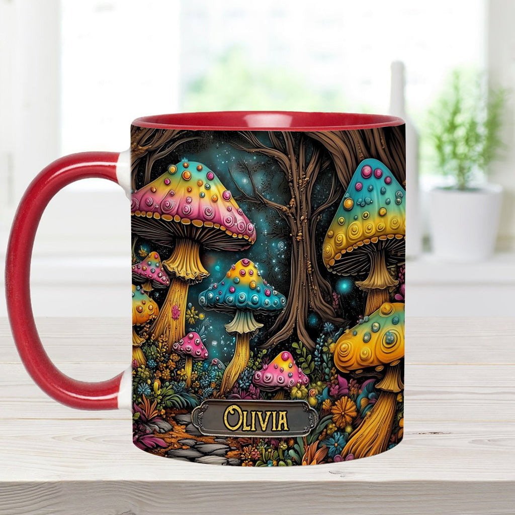 Magic Mushroom - Personalized Mushroom Accent Mug