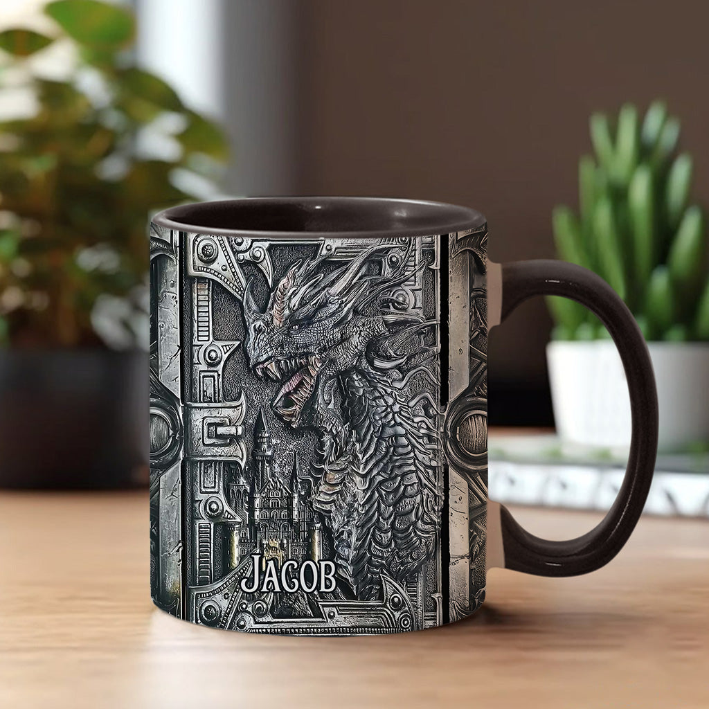 Majestic Dragon - Personalized Dragon Accent Mug