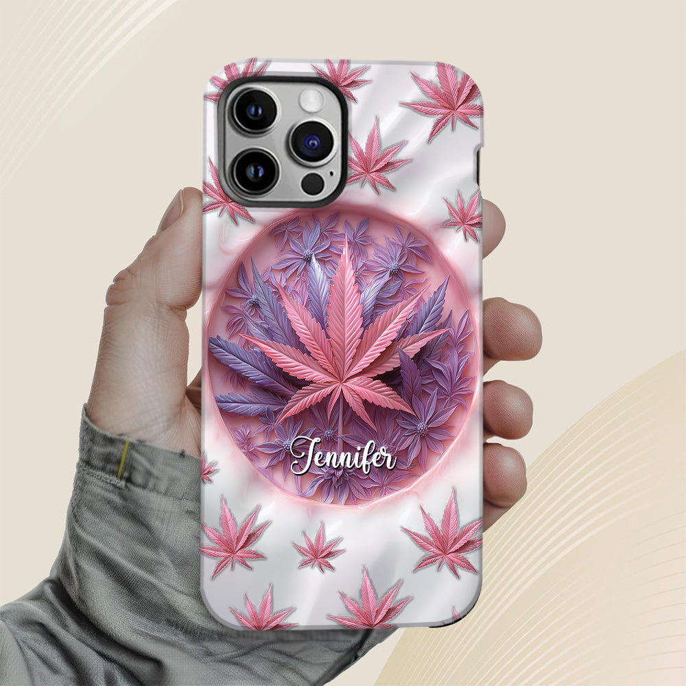 High Life - Personalized Weed Full Print Phone Case