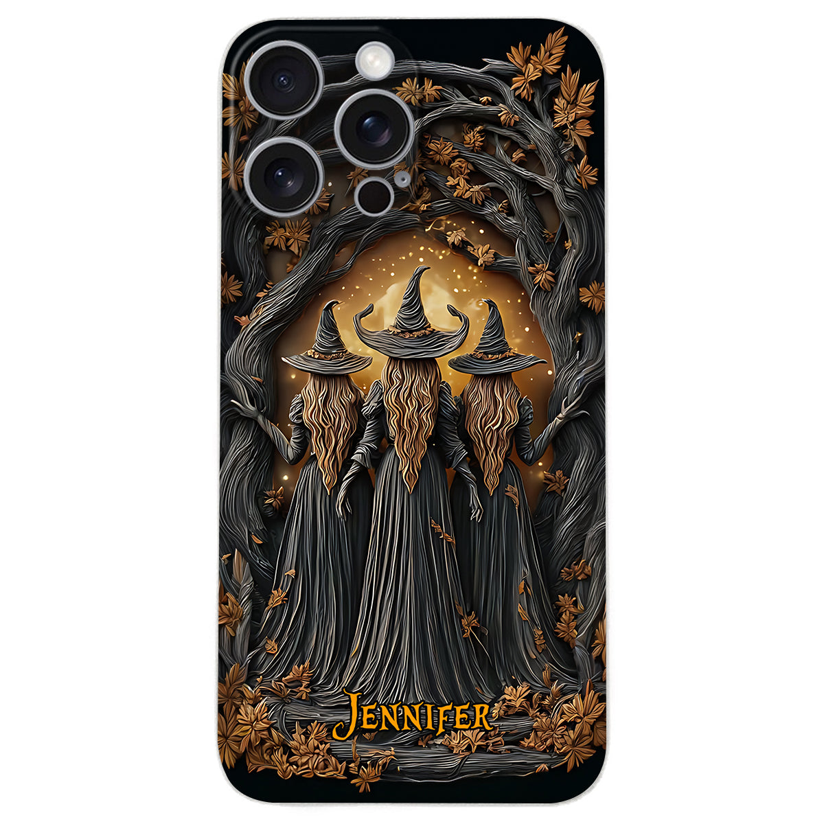 Best Witches - Personalized Witch Leather Phone Case