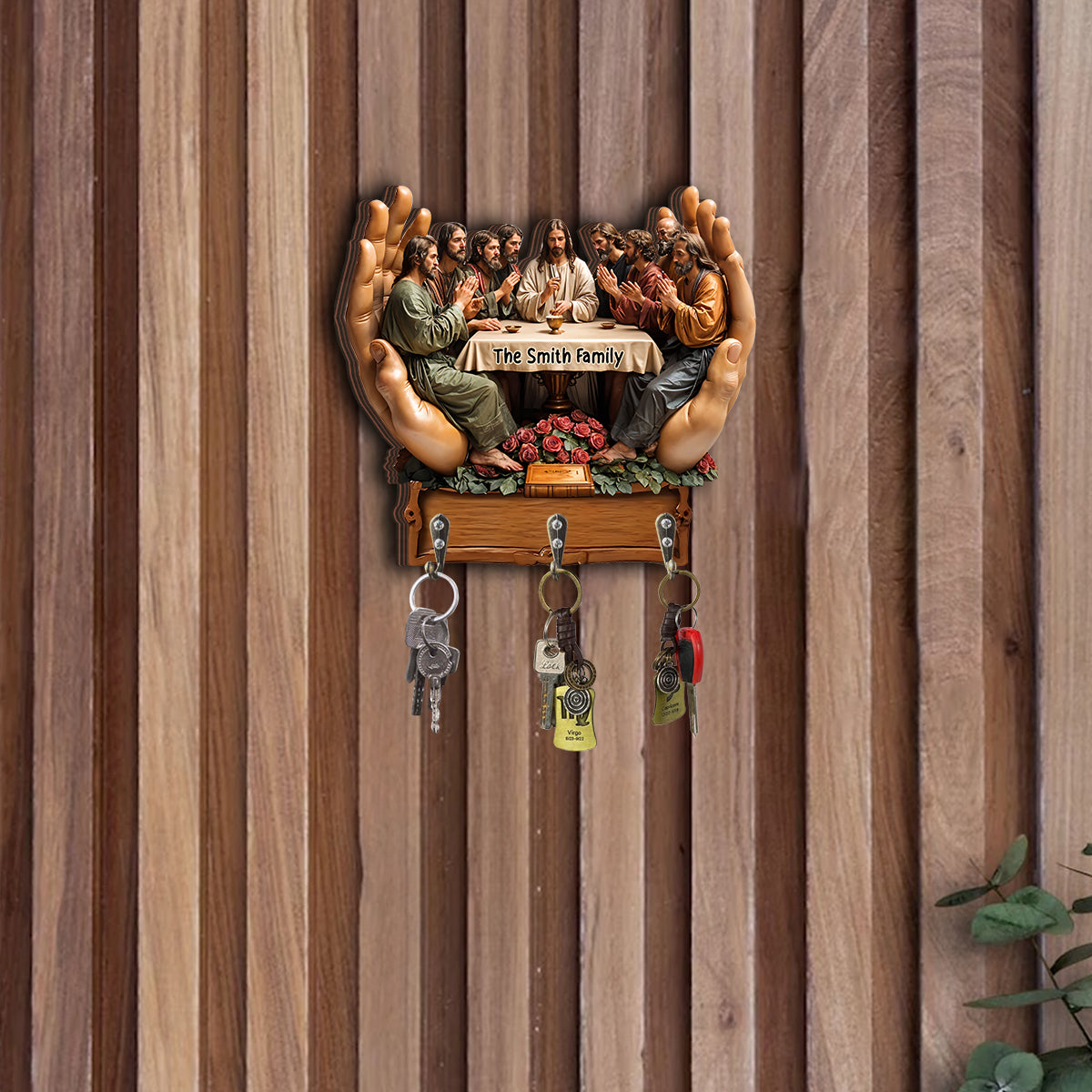 Believer - Personalized Christian Custom Shaped Key Rack