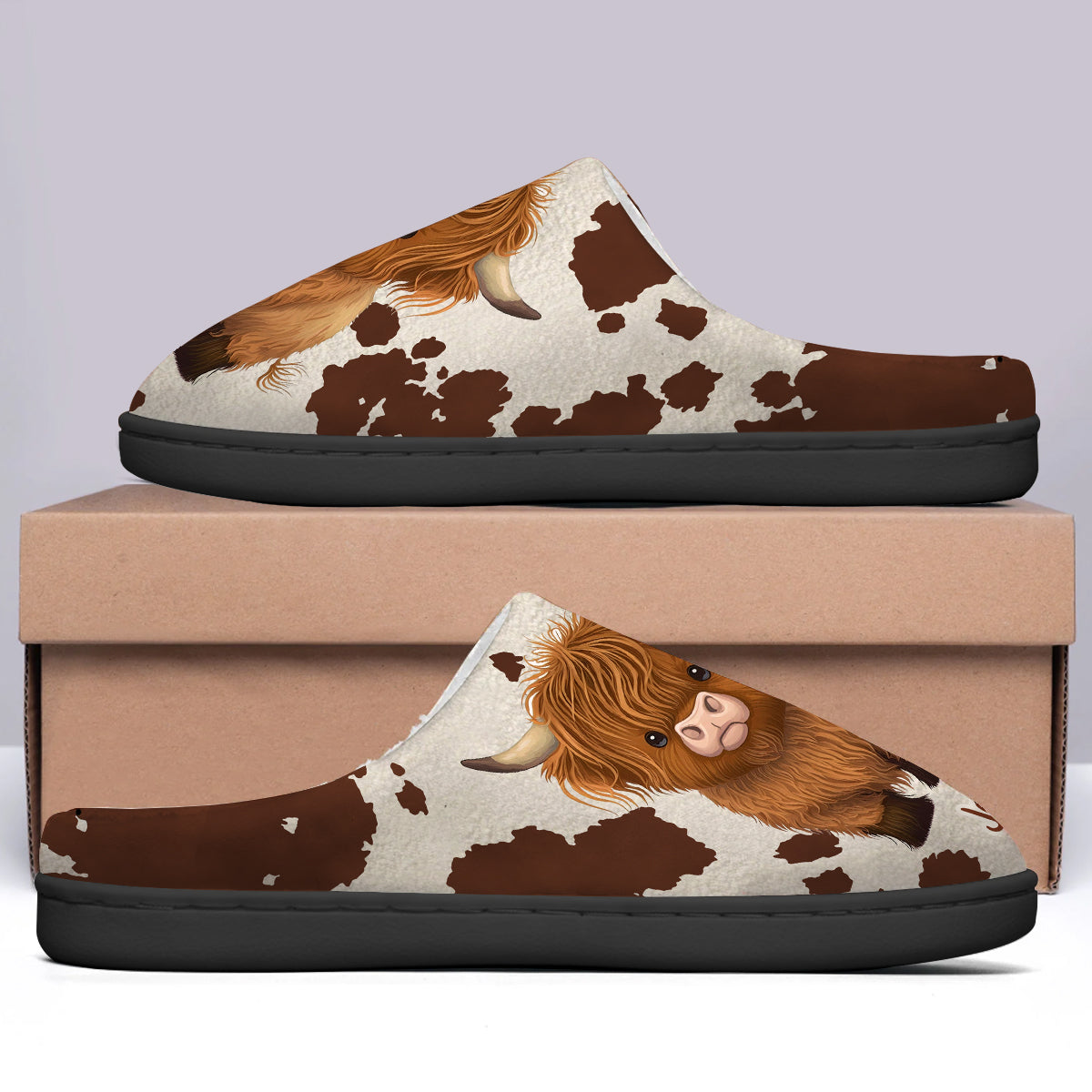 Love Highland Cows - Personalized Slippers