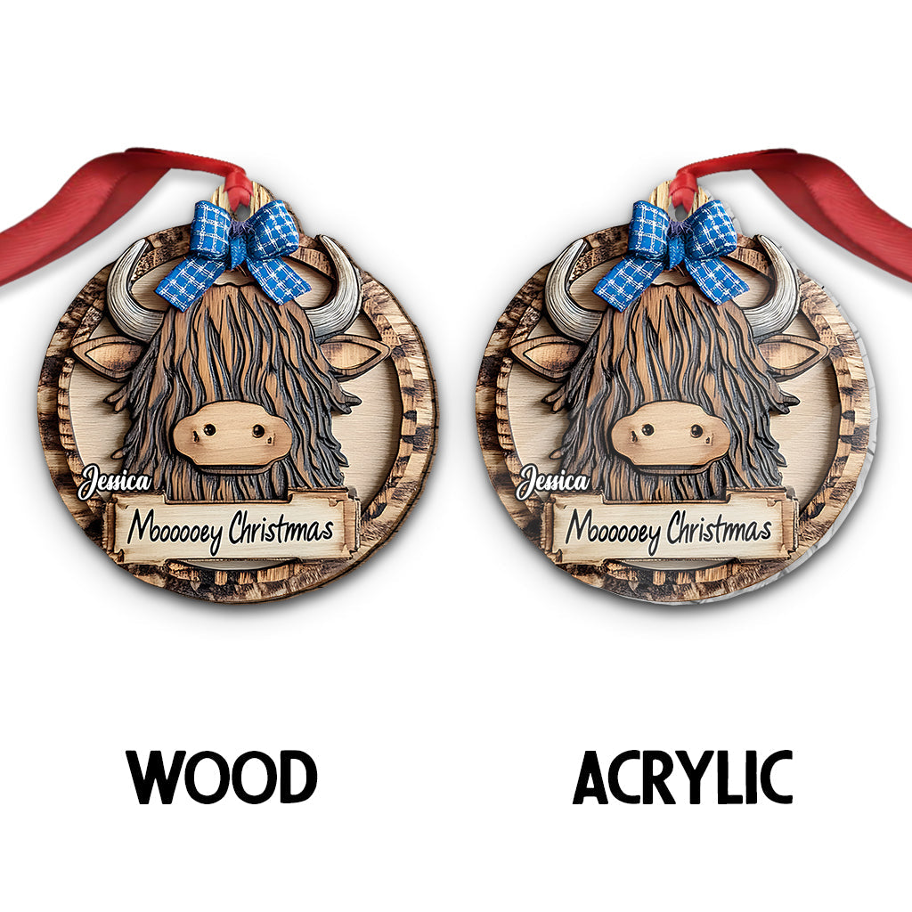 Noël mélancolique - Ornement familial personnalisé