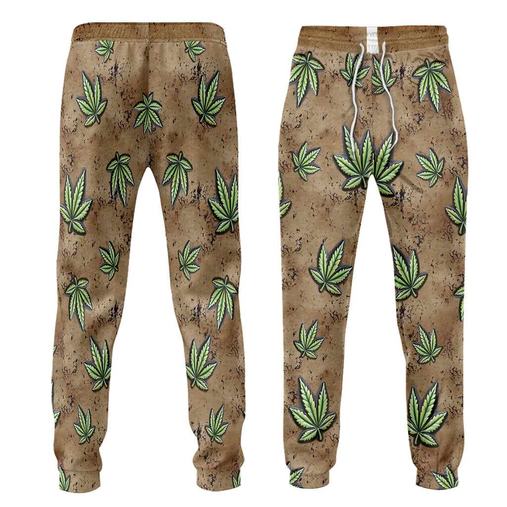 Ich mag große Buds – Personalisierter Weed-Hoodie und Jogginghose
