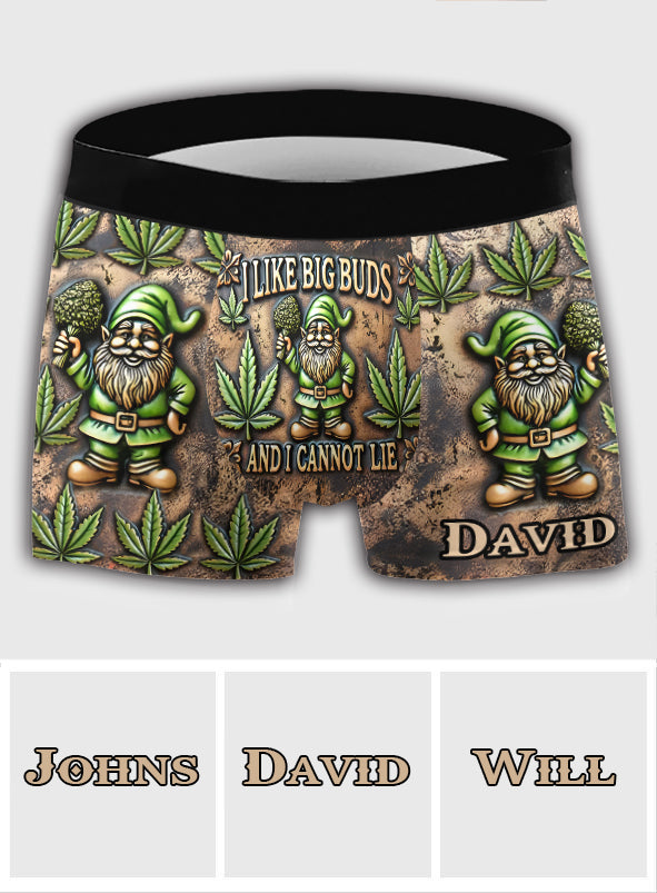 I Like Big Buds - Personalized Weed Men’s Boxer Briefs