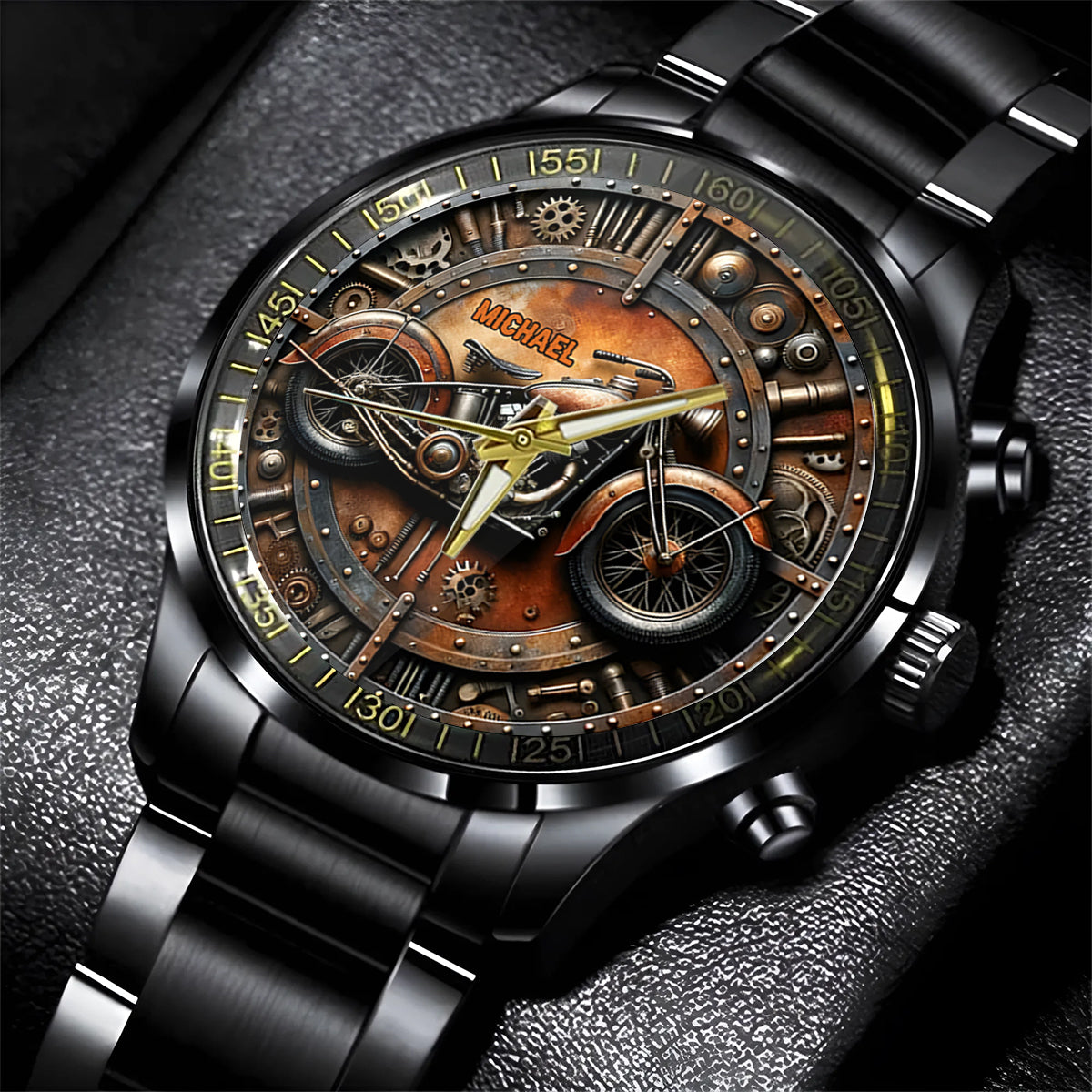 Time To Ride - Personalized Biker Hand Watch