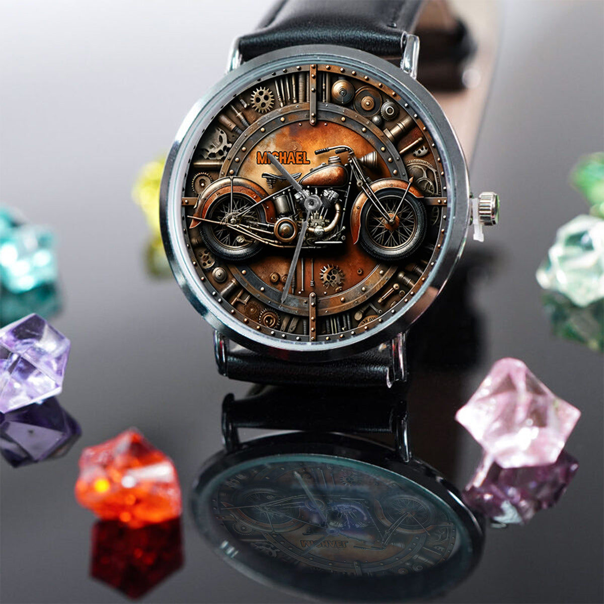 Time To Ride - Personalized Biker Hand Watch