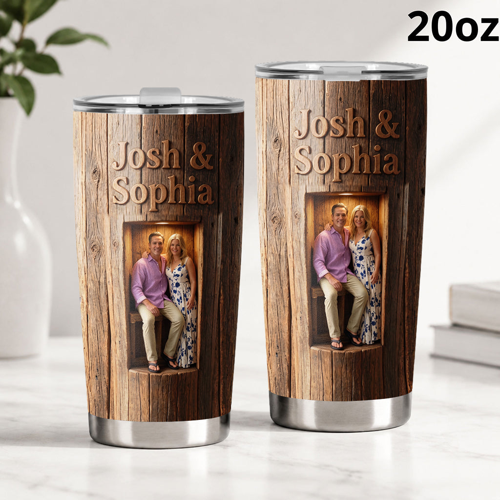 Personalized LGBTQ+ Couple Tumbler 'You & Me We Got This' Custom Anniversary Pride Gift for Partners