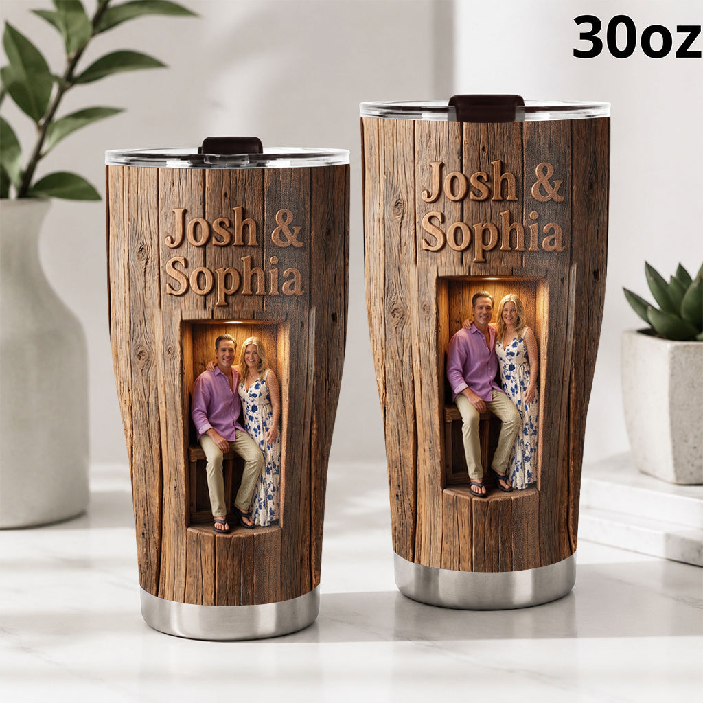 Personalized Rustic Elderly Latin Couple Anniversary Tumbler You & Me We Got This Sentimental Gift for Longtime Spouses