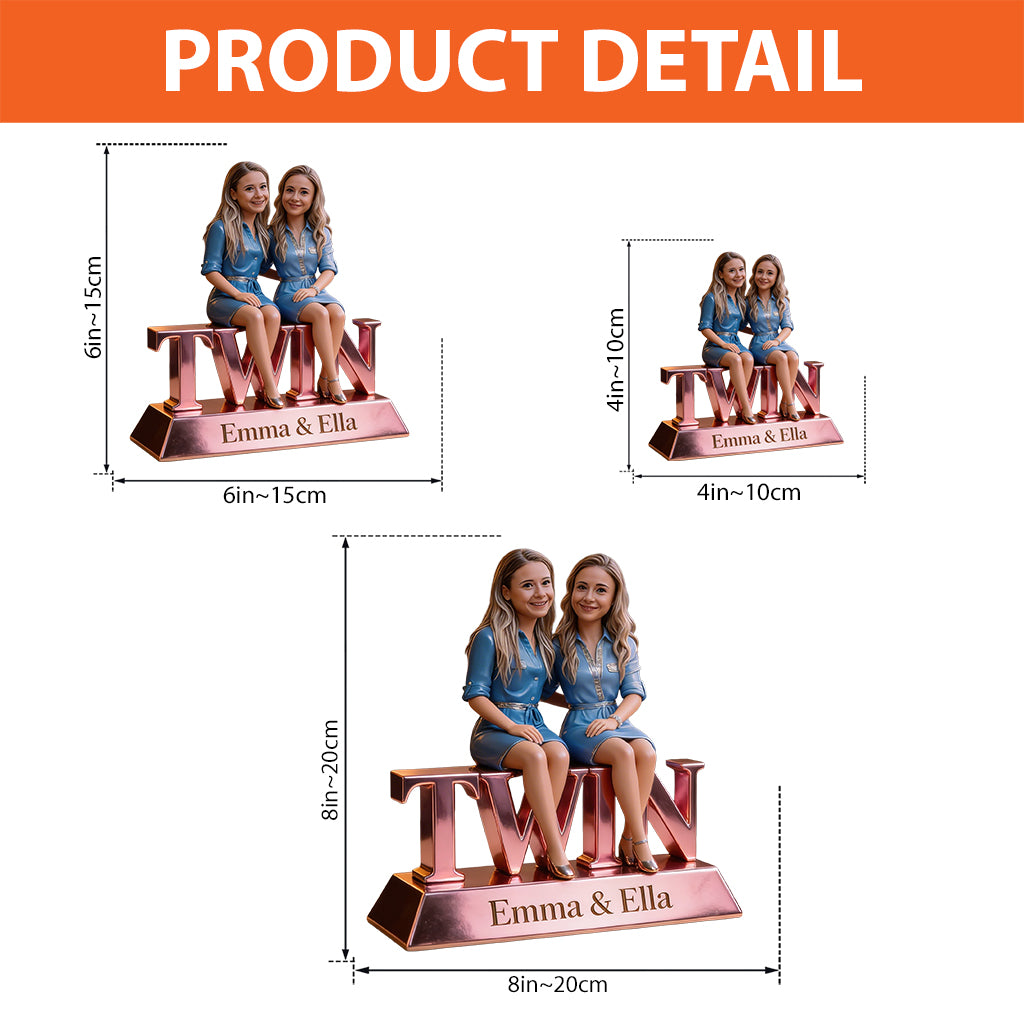 Personalized Sibling Forever Custom Shaped Acrylic Plaque, Cute Young Sibling Kids Sentimental Family Keepsake Home Decor Gift
