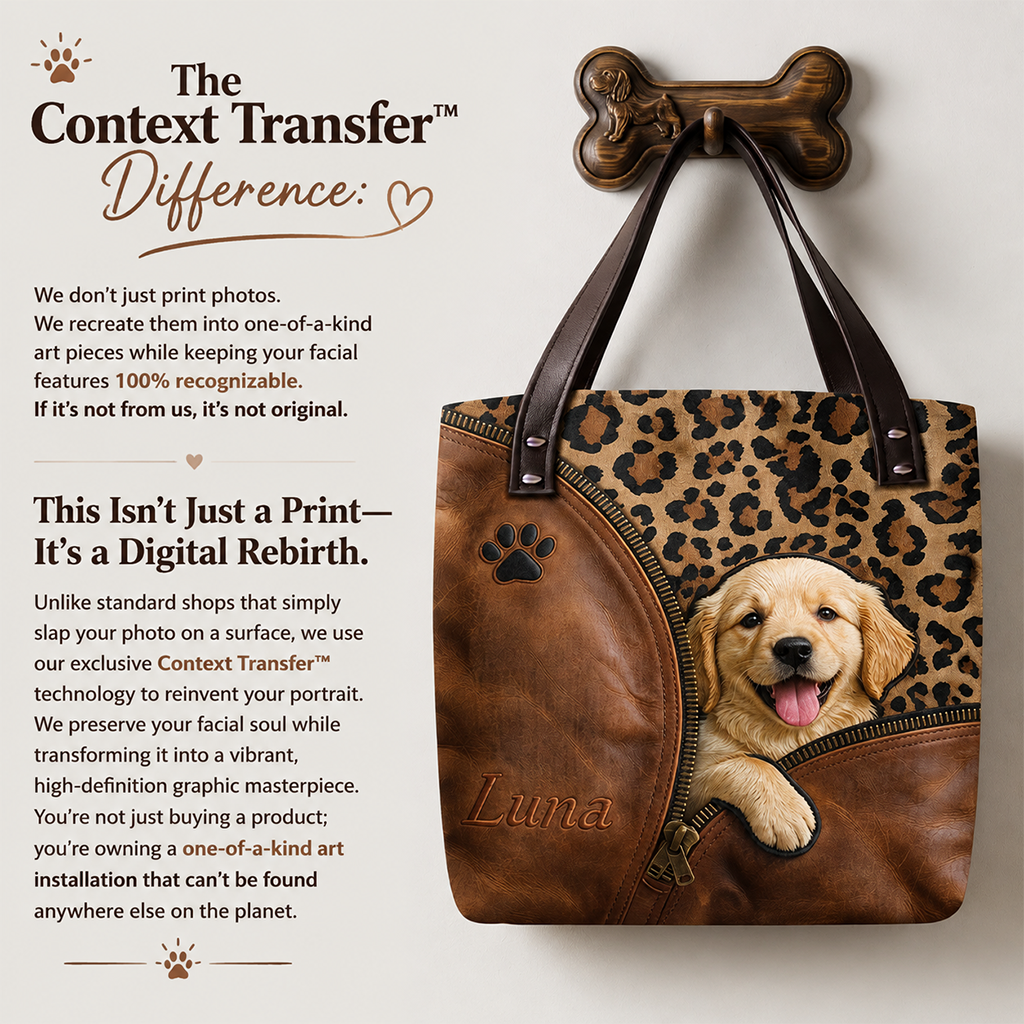Personalized Peeking Black Labrador Retriever Tote Bag, Custom Dog Lover Gift for Lab Owner Everyday Carryall
