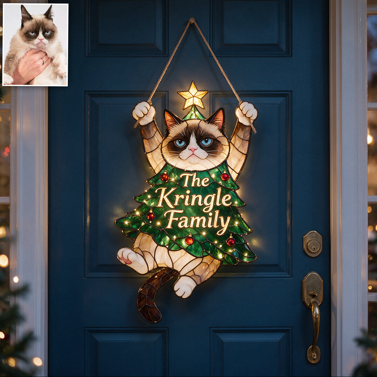 Personalisierte Weihnachts-LED-Acryltafel für Deutsche Schäferhunde - Individuelles Geschenk für Hundeliebhaber